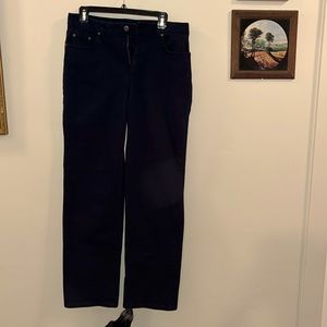 Women’s Jeans, Black, Talbots, Denim, Stretch, Size Ten, Good Condition